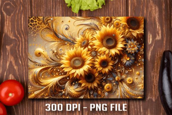 Cheetah Sunflower Gold Cutting Board: A Bold Statement for Your Kitchen