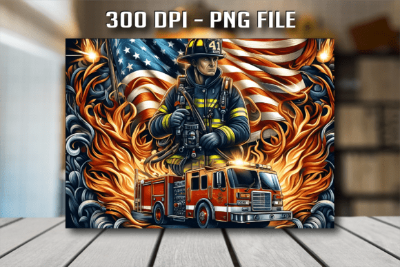 Firefighter Hero Flag Cutting Board Png: A Sublimation Design Guide