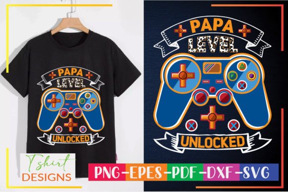 Papa Level Unlocked: The Ultimate Gaming Birthday Design