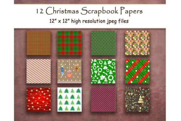 Retro Country Christmas Digital Paper: A Designer's Cozy Toolkit