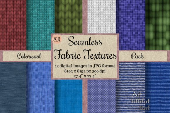 Seamless Fabric Textures: Colorwool's 8K Digital Paper Collection