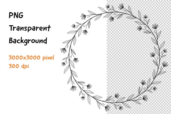 The Timeless Appeal of a Black and White Wreath Frame