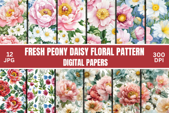 Timeless Florals: A Fresh Peony Daisy Pattern for Your 2026 Projects