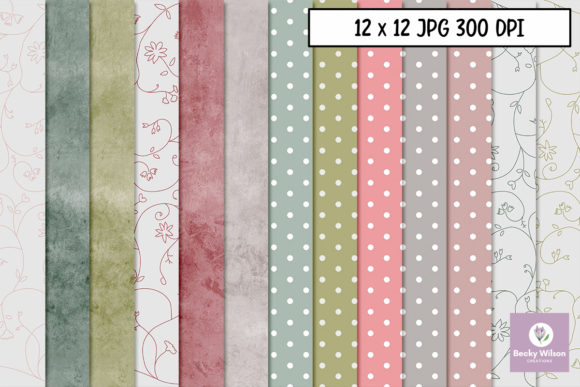 Warm Up Your Designs with Dusty Rose Paper Textures